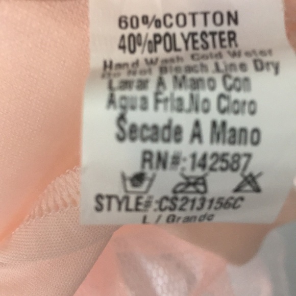 CALS White Floral Dress Size Large - Picture 5 of 5